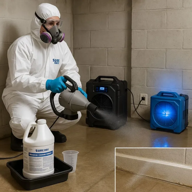 Sanitization and Odor Removal process in Hempstead, TX